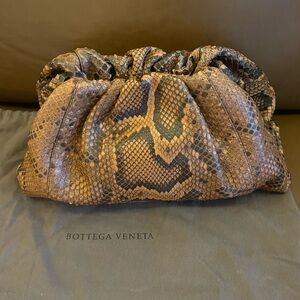 Bottega Veneta python clutch